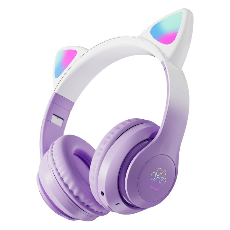 Nuevo auricular JST-28PRO gradiente tarjeta plegable auricular inalámbrico Bluetooth en stock suministro
