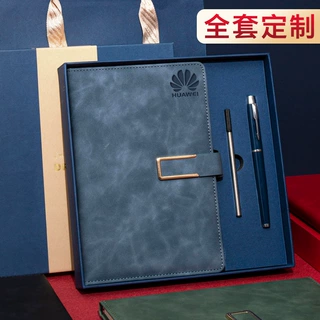 U型扣笔记本A5记事本会议工作记录本可全套搭配套装礼盒礼盒套装