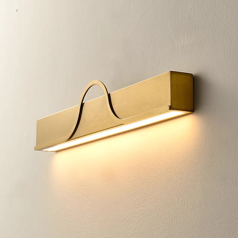Modern and minimalistic creative golden sconce