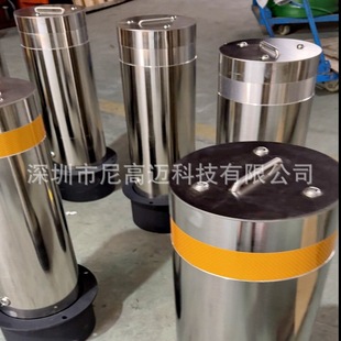 304 Stainless Steel Anti-Collision Barrier Removable Mobile Column Unit Kindergarten Installation Thickeneded Manual Adjustable Pile