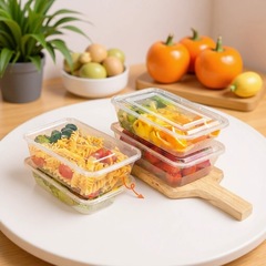 一次性餐盒长方形打包盒子家用快餐外卖饭盒野餐盒饭碗带批发