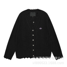 高品质西太后开衫土星刺绣钩花复古气质百搭V领毛衣针织衫小外套