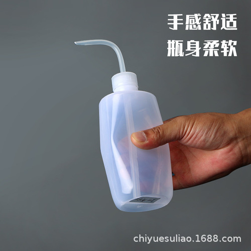 Factory direct sale 250 500 1000ml cleaning bottles, filling bottles, spray bottles, pointed mouth bottles, alcohol bottles, succulent watering bottles
