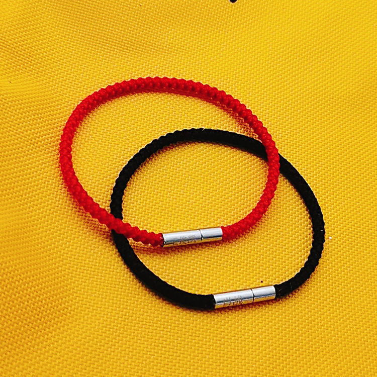 Woven red rope tide bracelet rope custom hand rope couple bracelet hand woven anklet jewelry wholesale