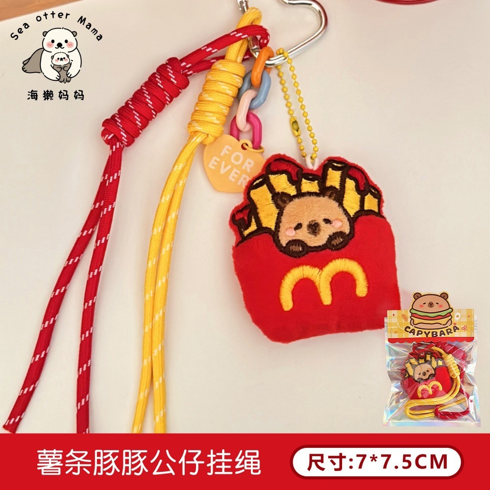 Creativo gourmet muñeca de cerdos colgante lindos colgante de peluche llavero colgante pareja amigos pequeños regalos colgante al por mayor image 10
