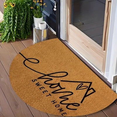 Mats for Entryways and Outdoor Areas, Avtomobil döşəmə paspasları - zx-semi-circle-style-04-4060silk-circle