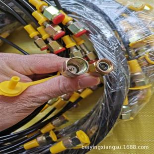 Pressure measuring hose 63Mpa high pressure oil pipe pressure gauge connecting line excavator assembly hydraulic tester meter connector
