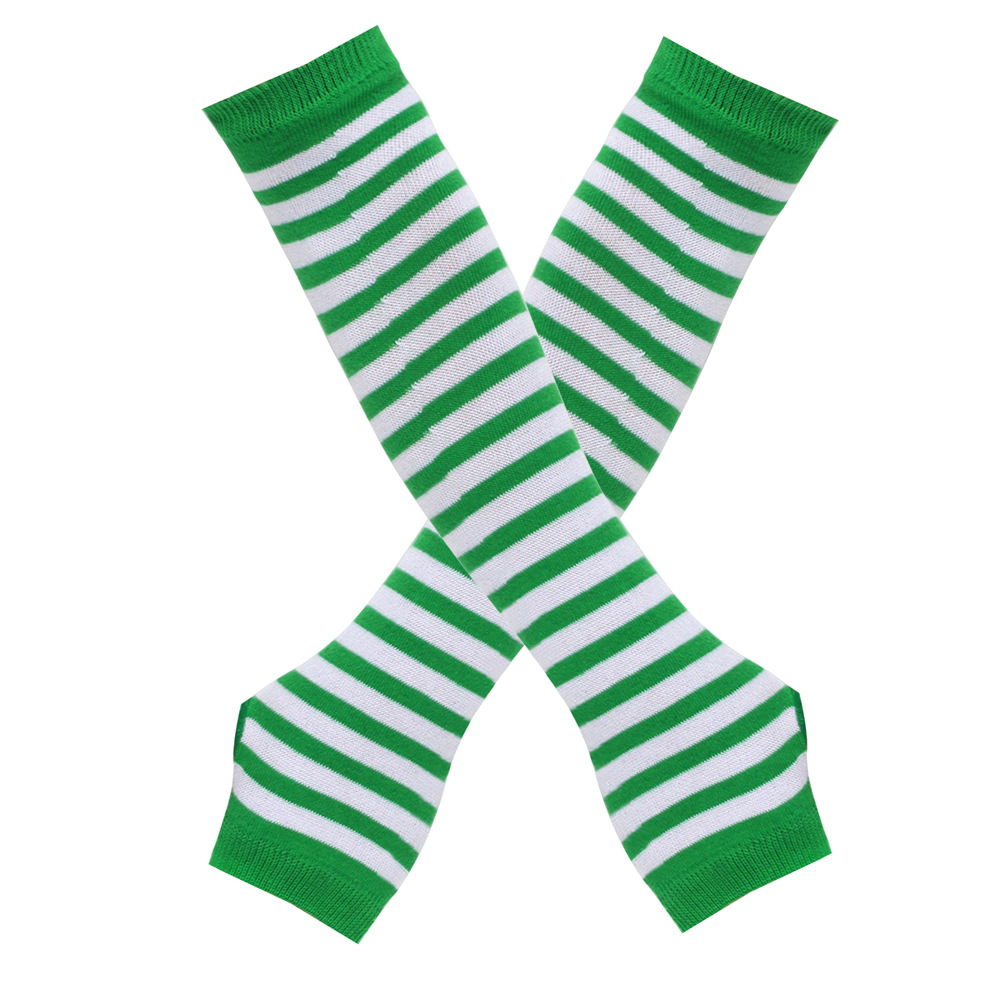 녹색과 흰색 줄무늬 15