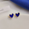 Blue small design earrings, simple and elegant design, wholesale