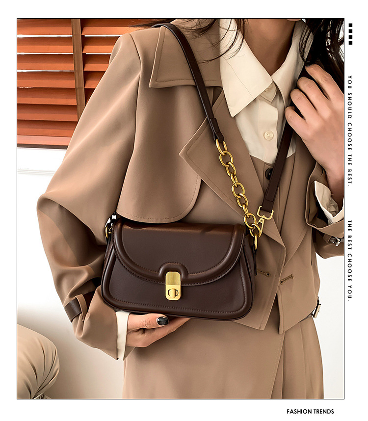 Women's Crossbody Bag Retro Shoulder Bag Small Versatile Handbag_voghion.com