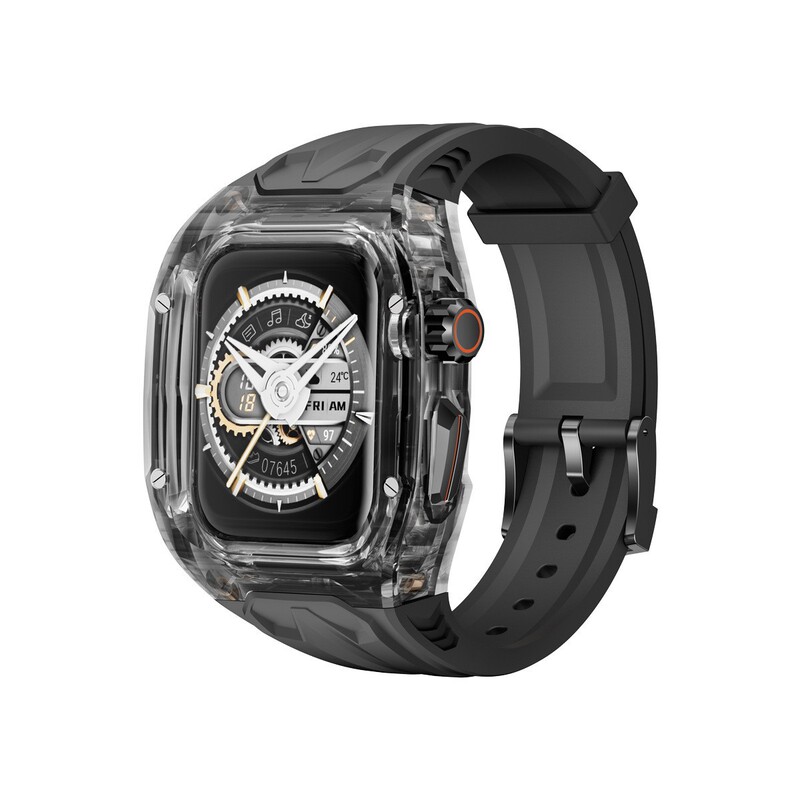 Apple 10 generation for AppleWatch7-10 generation Rambo modified Richard wind transparent TPU Apple strap