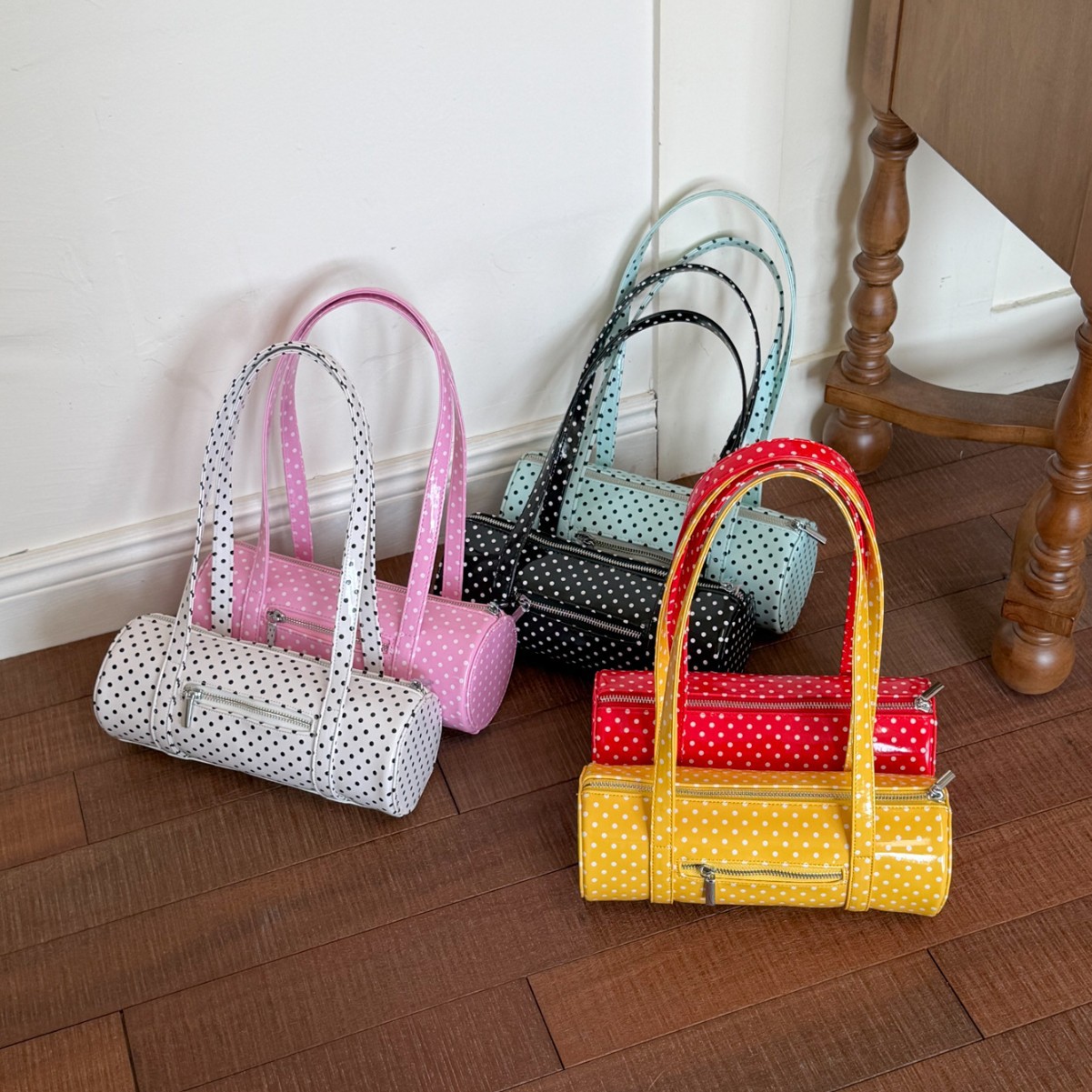 Bolsa de hombro de moda transfronteriza, bolsa de Boston fresca y dulce, bolsa de transporte diario, bolsa de ropa casual.