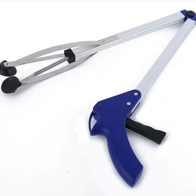 批发环卫夹折叠取物器垃圾夹子拾物器卫生夹垃圾钳捡拾器取物夹