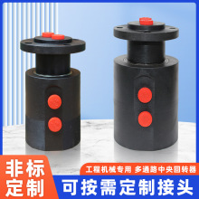 两路360度高压液压多路旋转接头2通油路回转接头开专票可