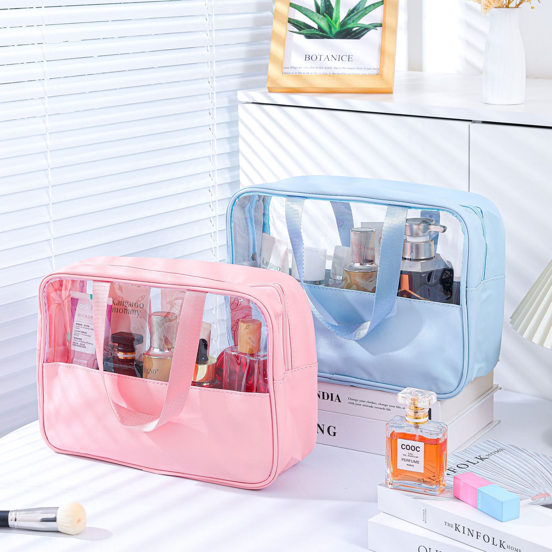 Bolsa de baño portátil de alta calidad, baño portátil, natación, playa, viaje, bolsa de almacenamiento de artículos de higiene y maquillaje de gran capacidad