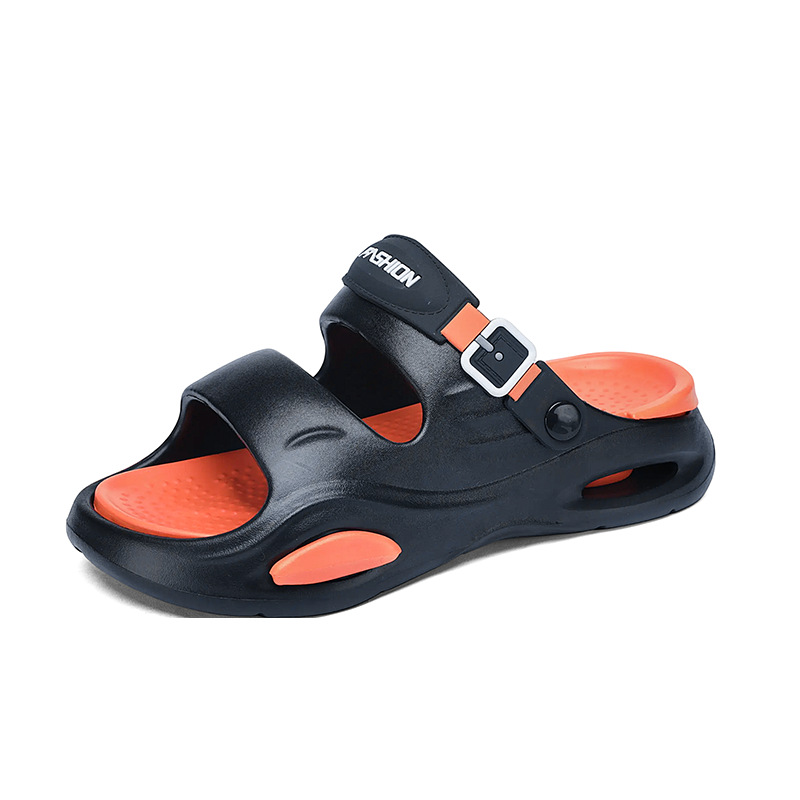 Sandalias de verano para hombres 2025 nuevos zapatos de playa de suela suave antideslizantes deportes al aire libre junto al mar ocio zapatillas de vadeo