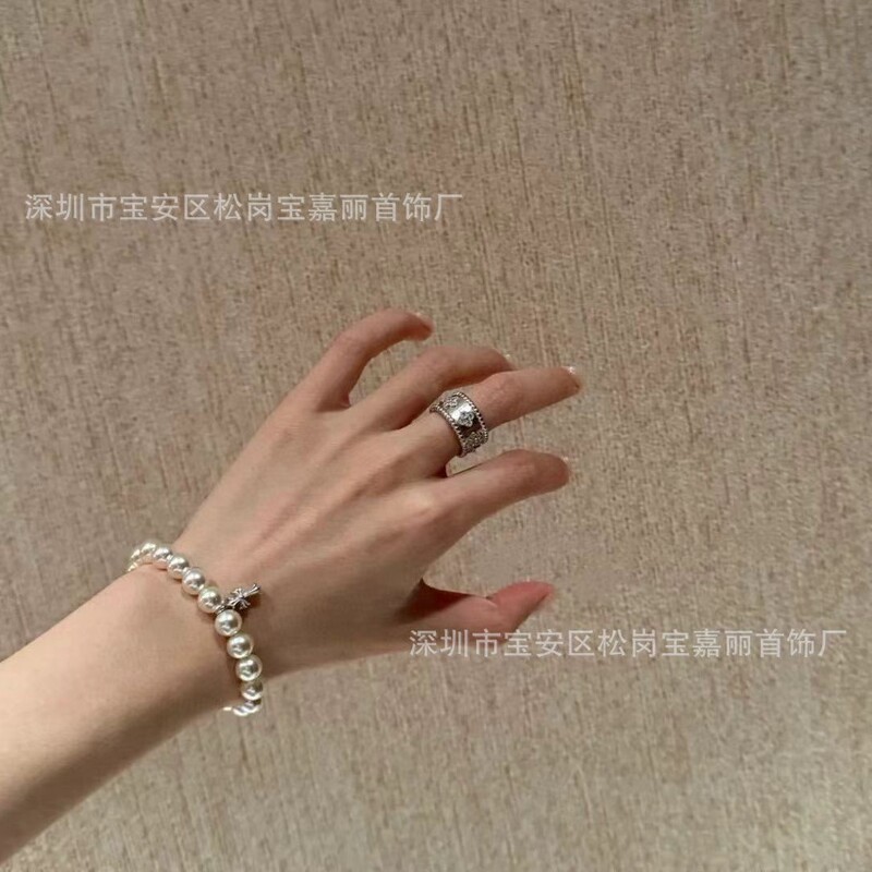 Ch X Mikimo Bracelet, Pure Silver Pearl Bracelet, Original Earrings for Men and Women, Dropshipping Available Ch X Mikimo Bracelet, Pure Silver Pearl Bracelet, Original Earrings for Men and Women, Dropshipping Available