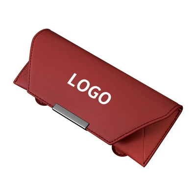 visor protection car sunglasses – Car Glasses Clip/Bill Clip - burgundywith-logo-please-note-the-car-logo