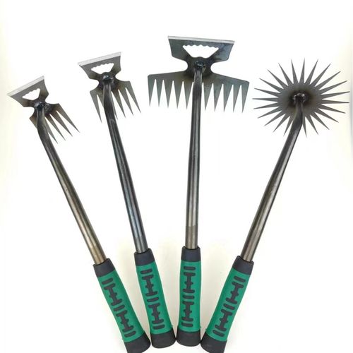 New Garden Weeding and Grass Removing Gadget, Soil Turning Vegetable Planting Weeding Rake, Agricultural Garden Tool Rake Gadget