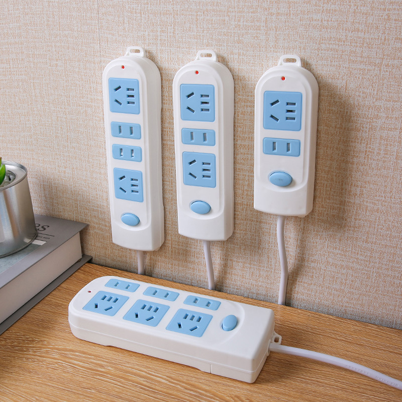 家用多孔位線板插排USB接線板 插座板有線插板拖線板常規開關批發