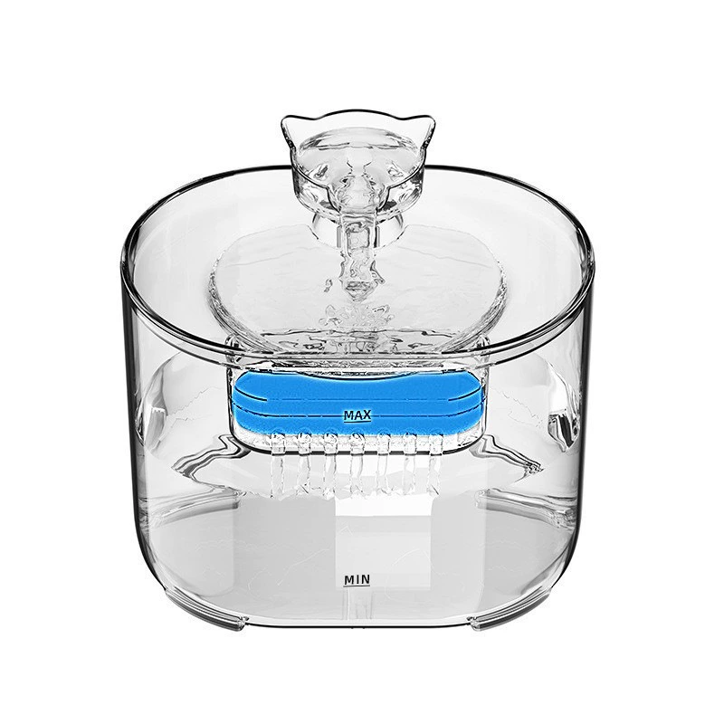 Automatic Pet Water Fountain 2025 — Cat Drinking Fountain, 0.6 kg, 19.5×14.5×14.5 cm