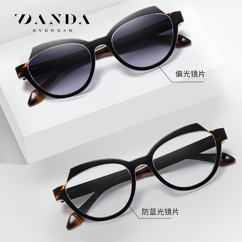 Nuevas gafas de sol polarizadas S26110 gafas de sol de hoja retro de moda para hombres y mujeres