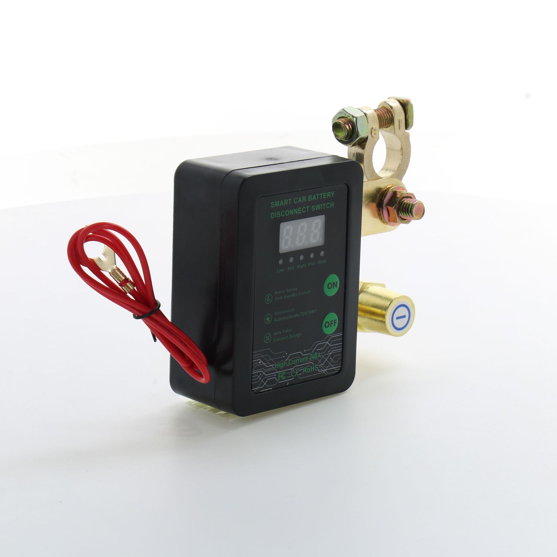 Digər kuzov və aksesuarlar | Universal Battery Power Off - new-black-electronic-display-elegant-black