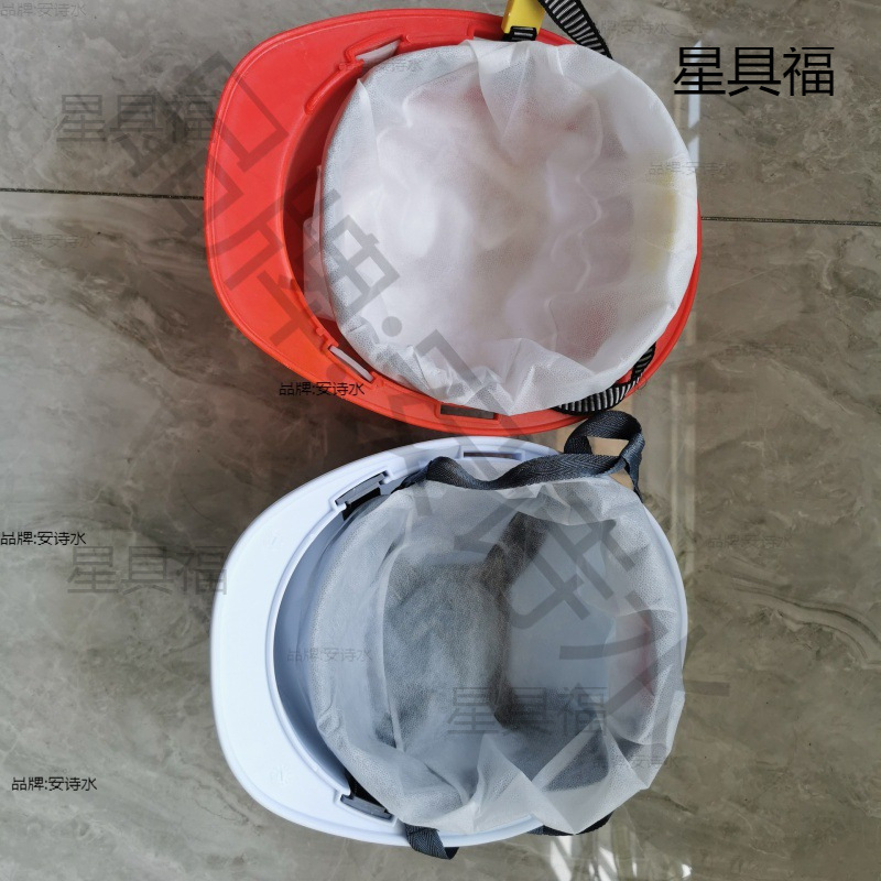 帽内衬吸汗垫内里一次性帽内衬帽衬配件旋钮透气内胆卫生加厚