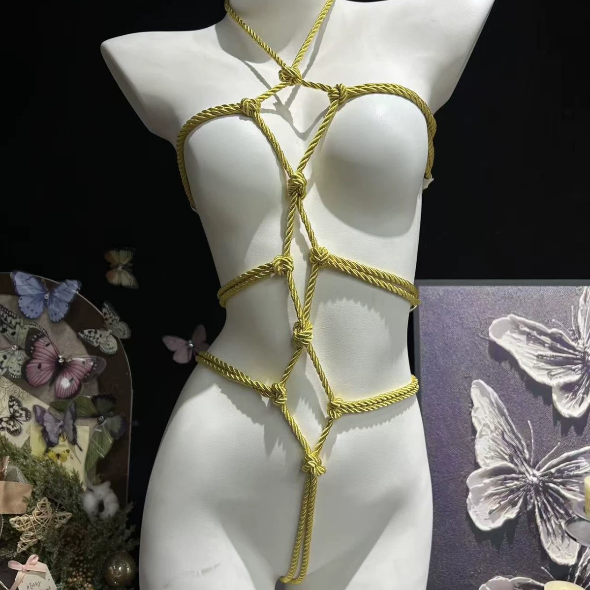 Xiyun Xunhuan сексуальный костюм bondage открытая верёвочная штука без снятия, горячая перспектива искушение сексуальный комплект нижнего белья