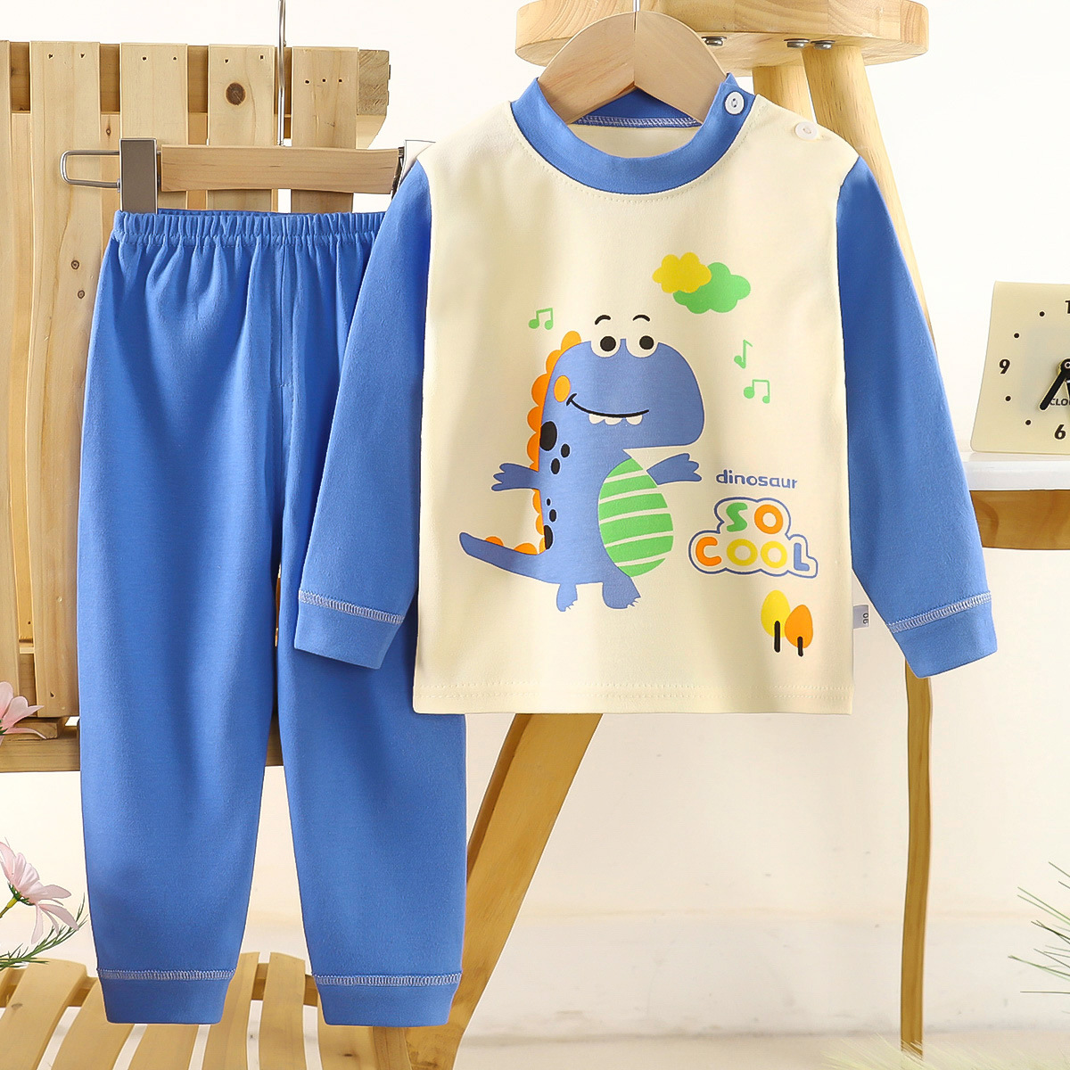 Cotton blue dinosaur