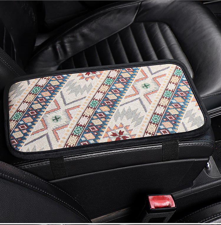 Universal car armrest box cover heightening pad, armrest pad, armrest cushion, protective pad, central armrest pad