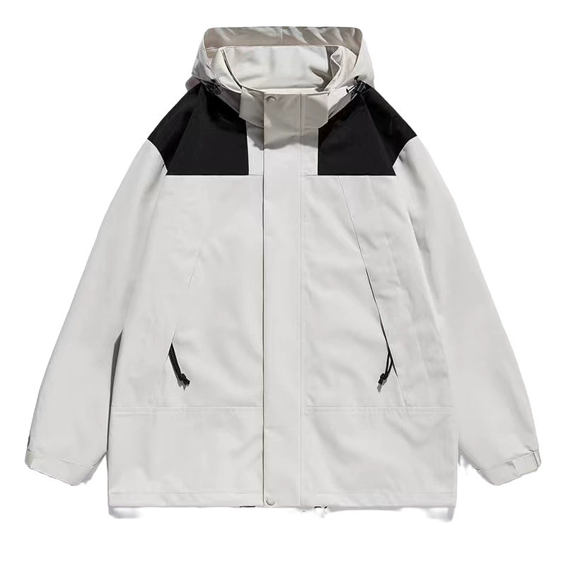 Горная система на открытом воздухе куртка пара повседневная куртка с цветным капюшоном