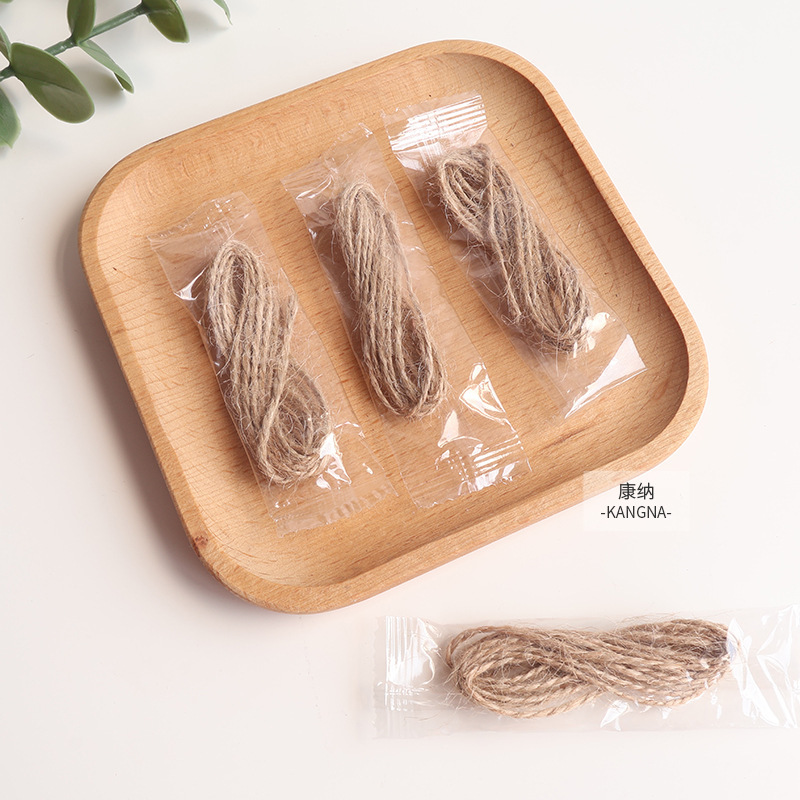 新型の小さい株の麻縄の工芸品の包装の縄DIY装飾の服装の吊り札の補助材料は縄を掛けて工場の卸売りを引き出します。|undefined