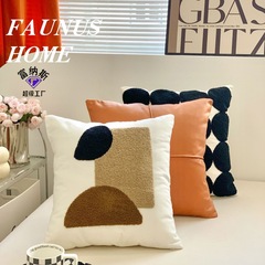北欧シンプルinsリビングソファ抱き枕レトロジャカードサンプルプレート間刺繍抱き枕装飾枕熱売