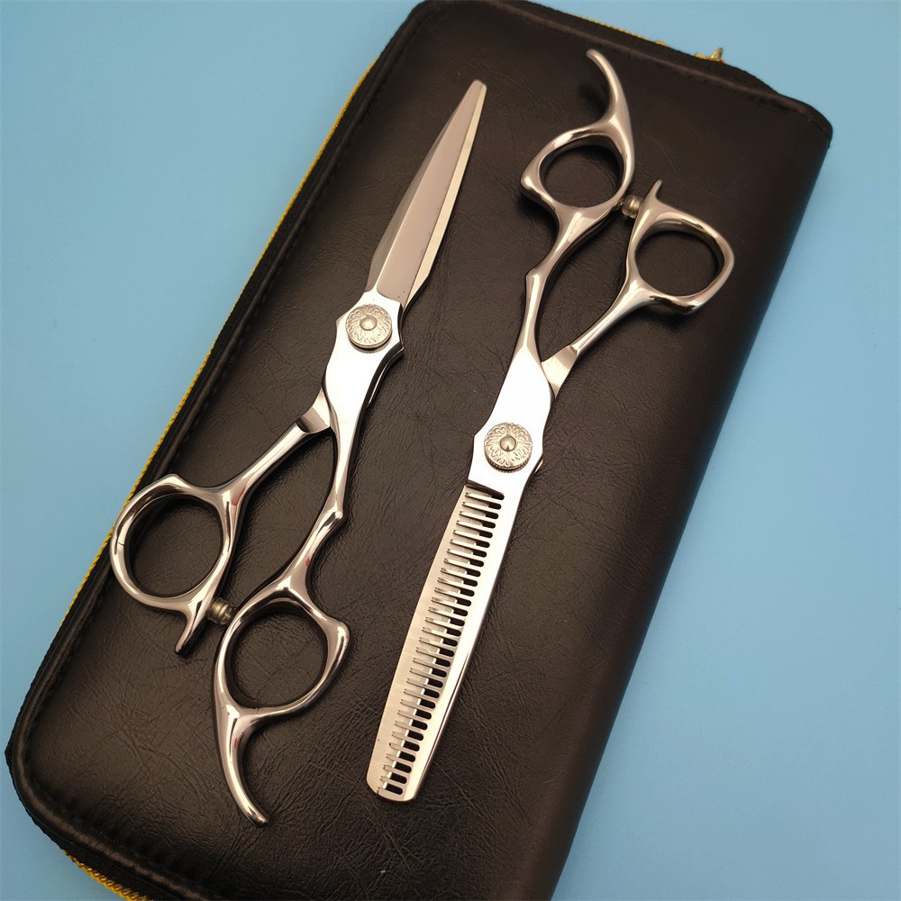 爆款手柄美发剪刀 LER-6寸理发剪刀 高螺丝 剑型刀头 高档剪刀