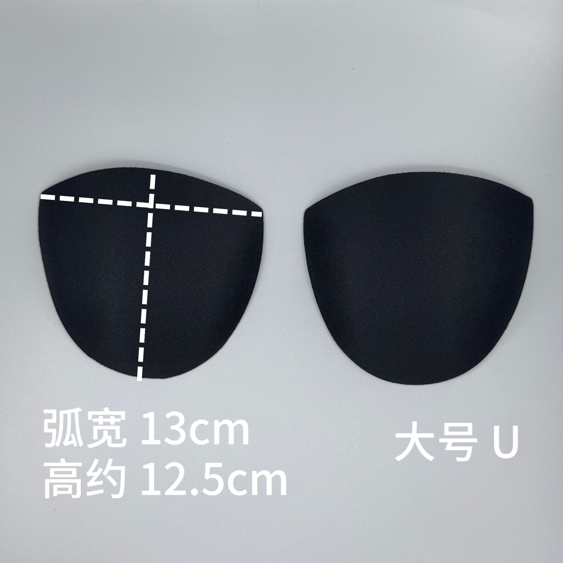 Super delgada semicircular esponja cojín de pecho insertado chaleco deportivo se reúne ropa interior de natación transpirable invisible grande