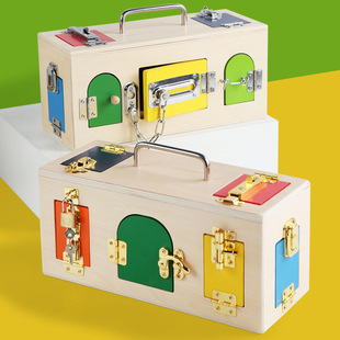 Montessori Early Learning Toolbox Practice Buckle Lock Teach