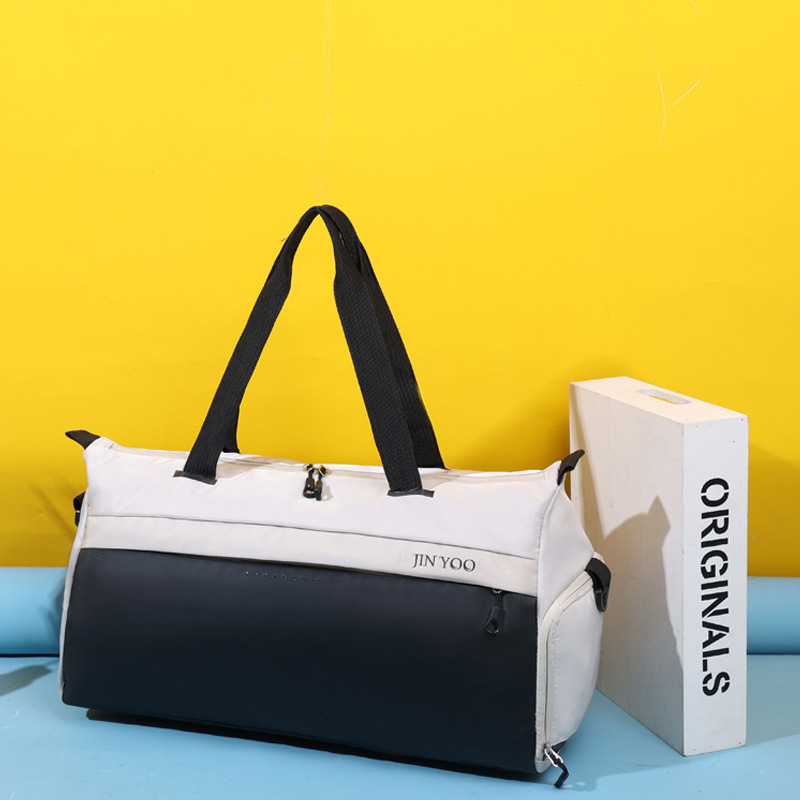 Bolsa de viaje, separación seca y húmeda, bolso de mano de gran capacidad para hombres y mujeres, bolso de viaje corto, bolso de entrenamiento, bolso de gimnasio