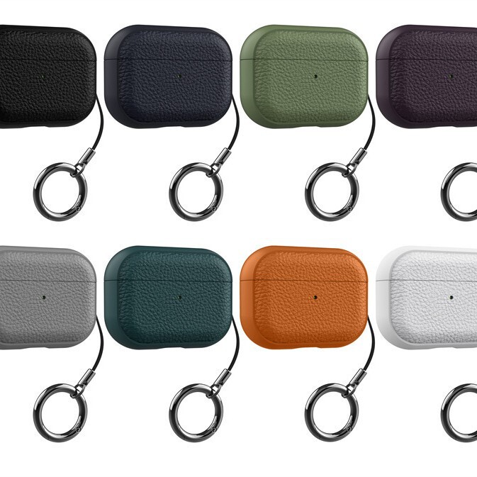 Factory New AirPods4 Protective Cover airpod3 Earphone Case Pro Apple 3rd Generation TPU Leather Pattern