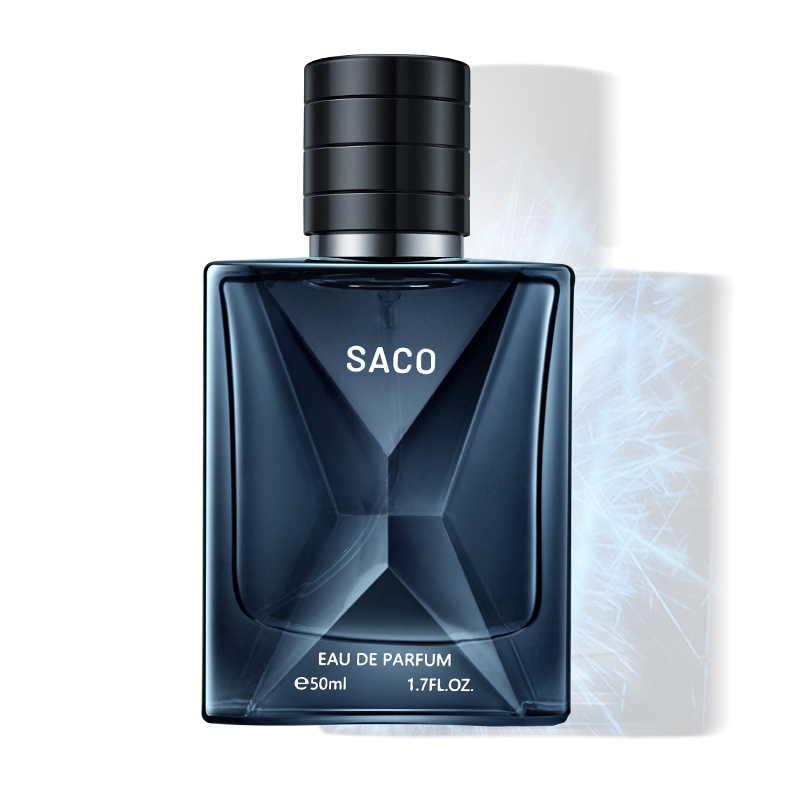SACO fragancia con Vida Azul perfume de los hombres fragancia fresca y duradera Gu Long Fragancia ligera 50ml fábrica al por mayor image 2