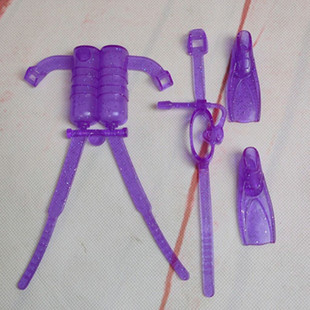 Barbie Doll Accessories New Diving Suit 4-Piece Set Diving Clothes Diving Shoes Diving Glasses Dropshipping