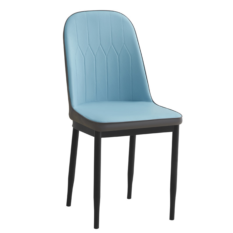 Silla de comedor de lujo ligera, taburetes domésticos, estilo nórdico simple, mesas y sillas de maquillaje en línea, restaurantes de hotel, mesas y sillas de comedor de hierro forjado