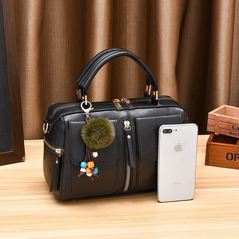 Women's Handbags 2024 New Fashion Shoulder Bag European and American Trendy PU Leather Pillow Bag Crossbody Bag Dropshipping - Thumbnail 4