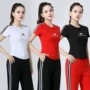短袖运动团队夏季舞蹈服