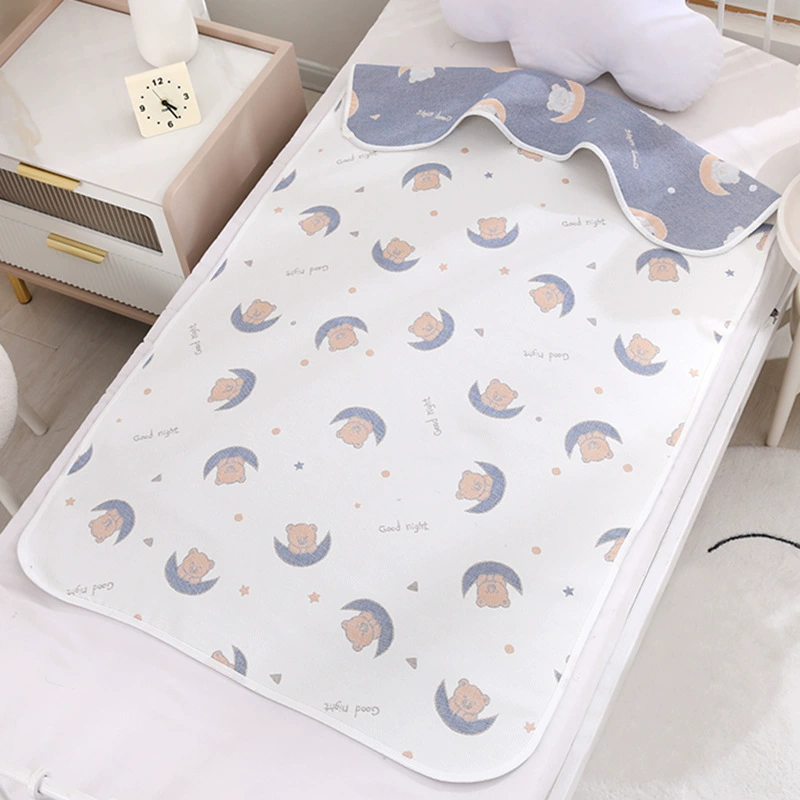 Gauze mat, summer breathable crib, children's cotton mattress for kindergarten