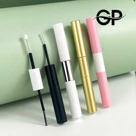 Spot现货双头睫毛胶水管包材OEM分段式假睫毛胶水瓶睫毛雨衣空管