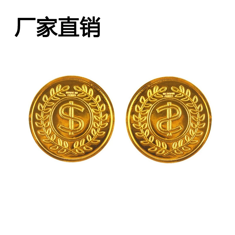 Оптовая Пиратский Комод Номинальная Партия Выдвиженческая Пакет Доллар Монета 100 Игрушка Игры Монета Хэллоуин