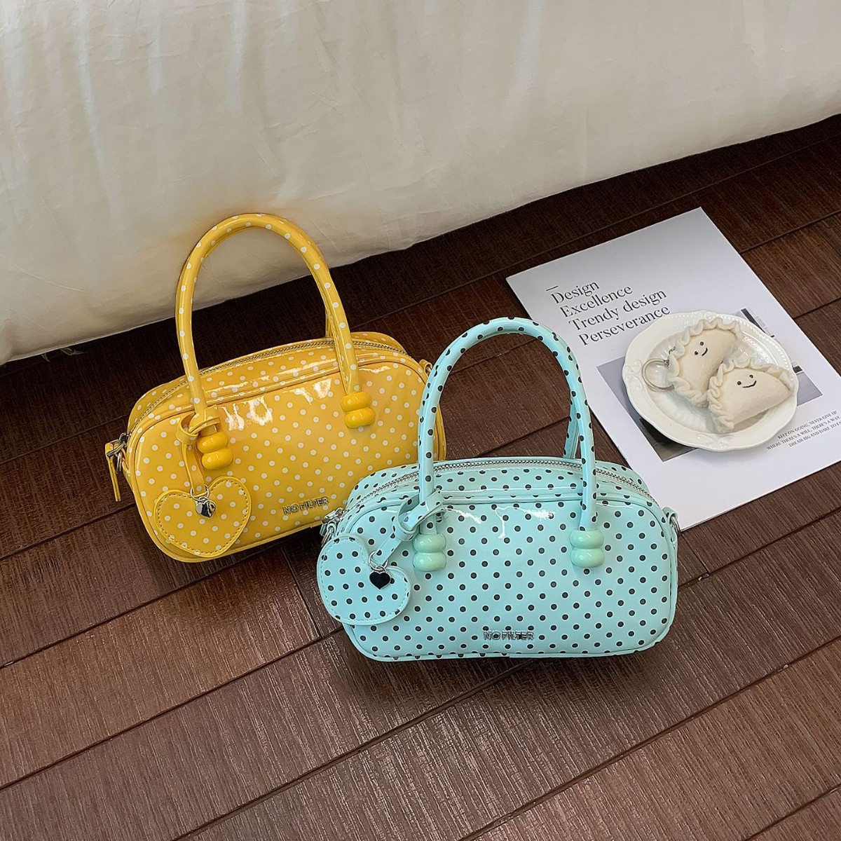 Bolsa de Boston de lujo ligera y fresca y dulce transfronteriza, bolso de hombro de nicho coreano, bolso de hombro para viajar