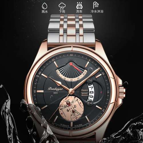 Swiss brand waterproof men's watch new ultra-thin quartz watch dropshipping on AliExpress