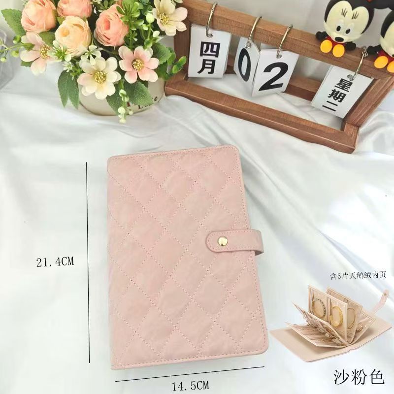 高档首饰收纳书册项链手链大号珠宝饰品翻页绒布透明袋旅行便携